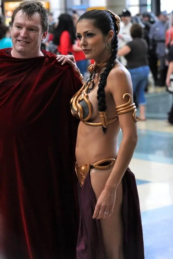 Adrianne Curry as Slave Princess Leia - SWCV