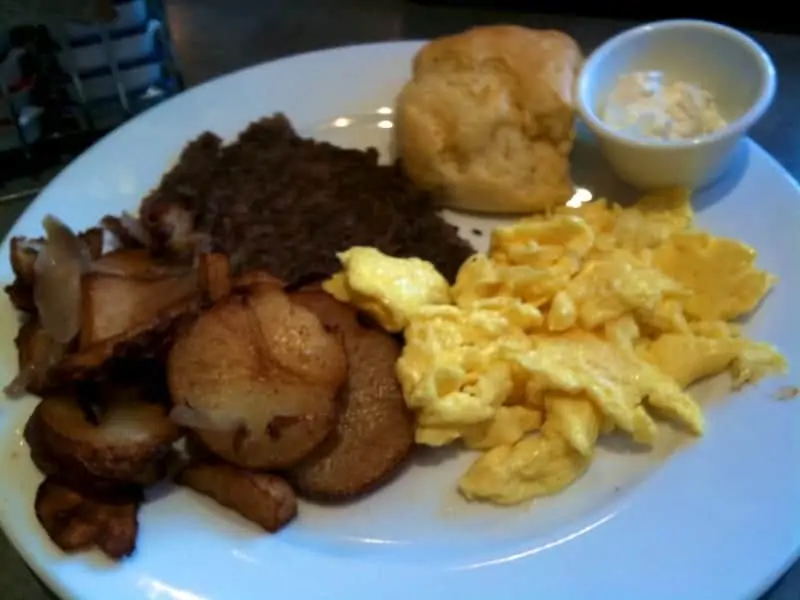 Breakfast at Peach Valley Cafe