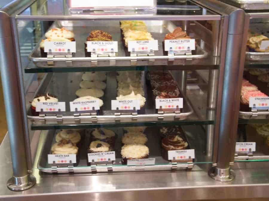 Sweet Cupcakes in Display Case