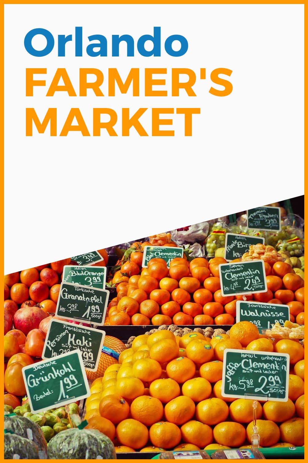 Orlando Farmer's Market - pin
