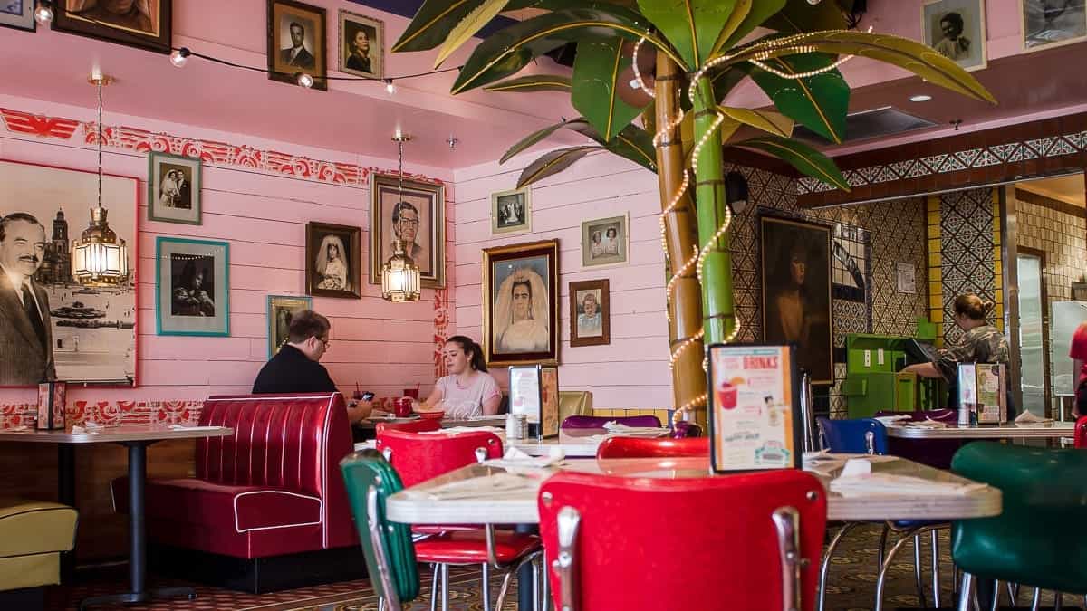 Chuy's Tex-Mex dining room