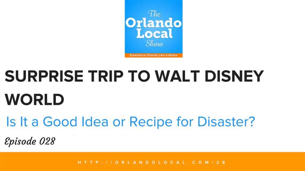 Surprise Trip to Walt Disney World