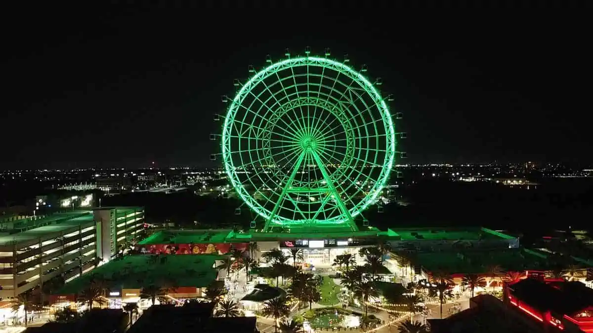 Orlando Eye at night