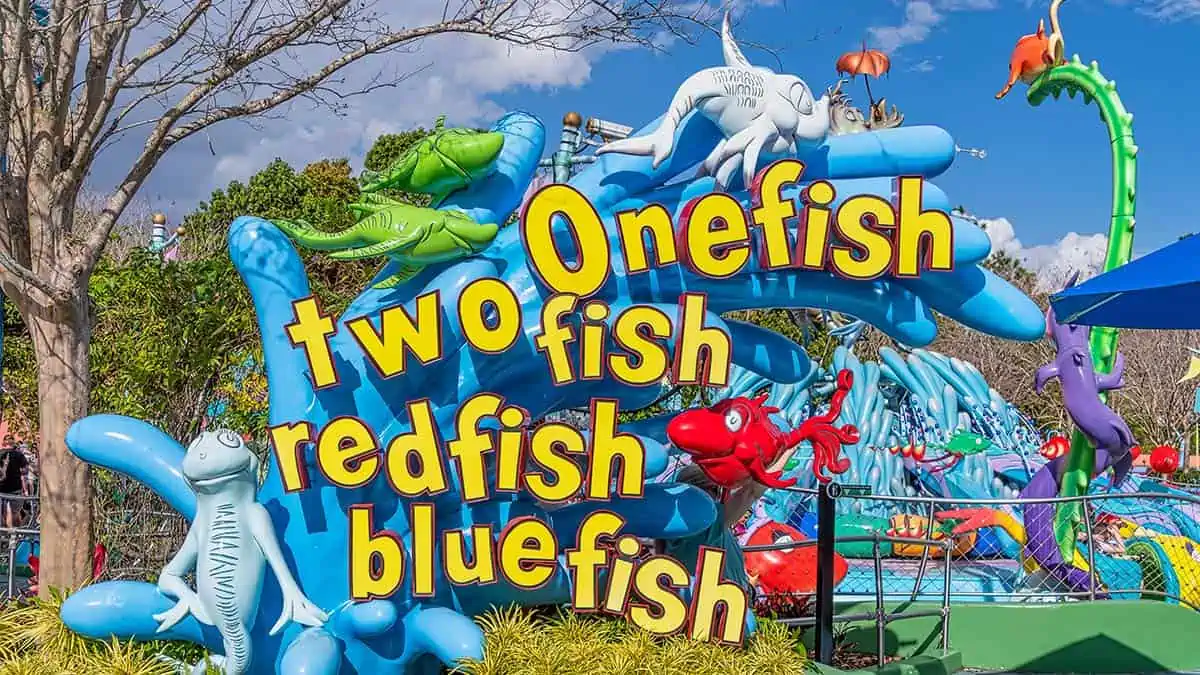 Islands of Adventure - One Fish, Two Fish, Red Fish, Blue Fish